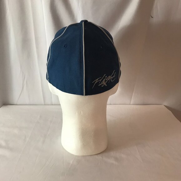 Jordan Vintage Flat Bill L/XL Shark Design Imprinted In Bill Sport Cut Hat - Picture 4 of 6